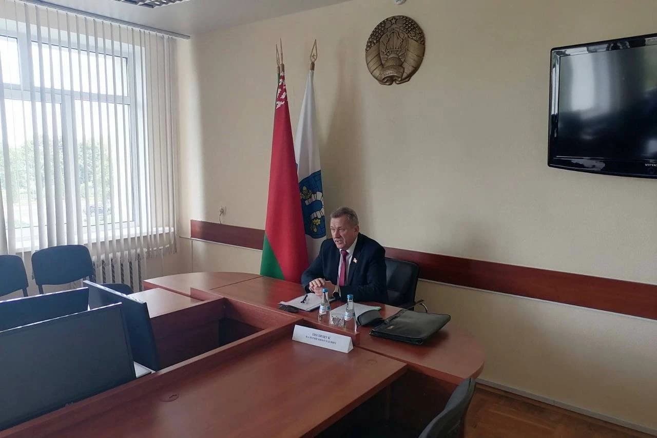 Начальник Могилевского лицея МВД Валерий Полищук посетил Дубровенский РОВД в рамках Единого дня информирования
