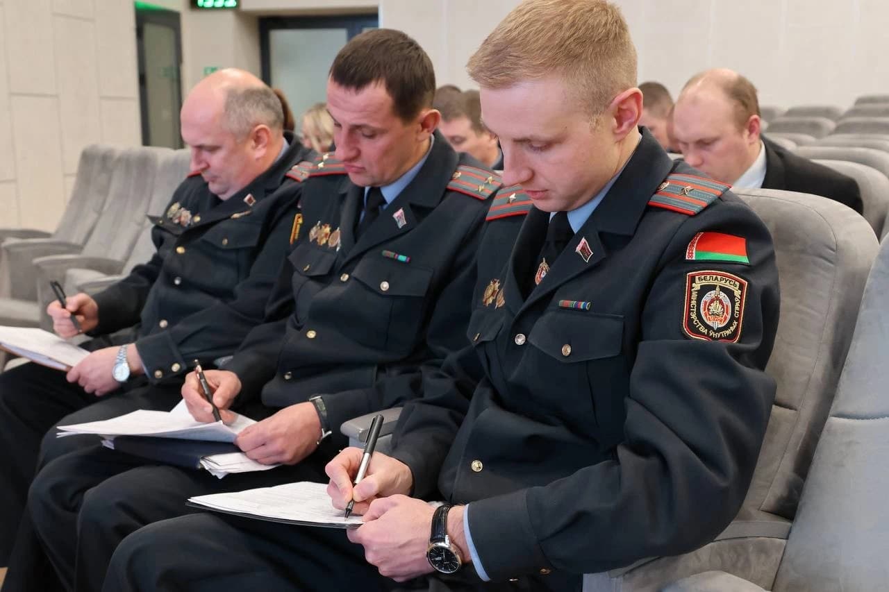 В Могилевском лицее МВД прошли плановые занятия по служебной подготовке