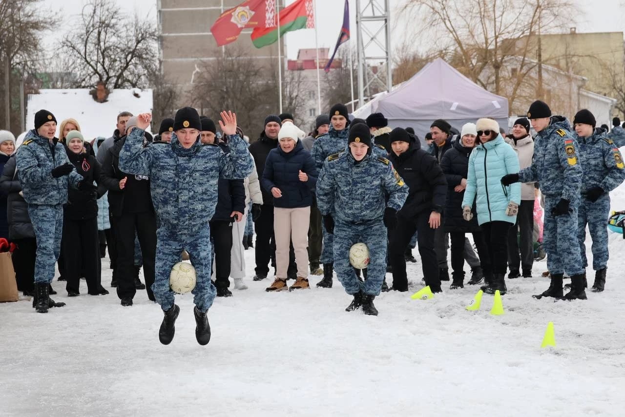 На базе Центра подготовки личного состава УВД Могилевского облисполкома состоялась спартакиада «Защитник Отечества»